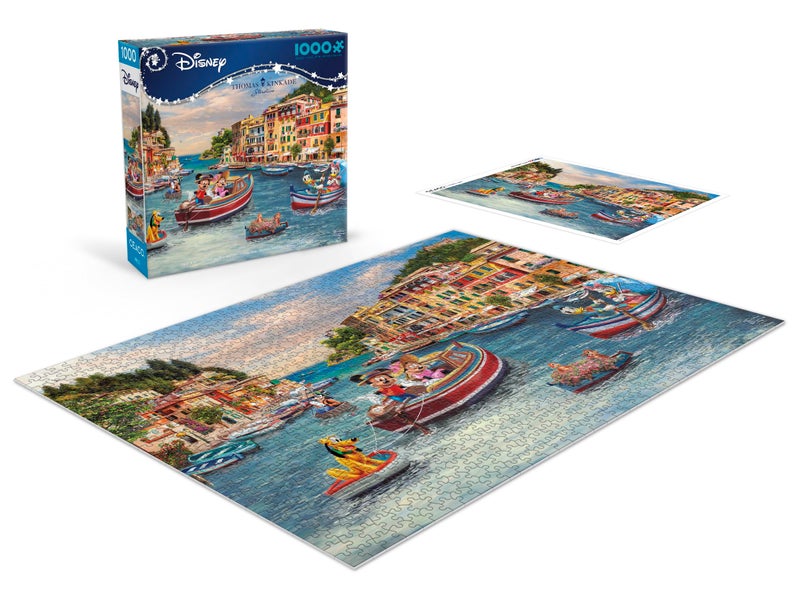 Ceaco سيكو - توماس كينكيد - ديزني - ميكي وميني في إيطاليا - 1000 قطعة بازل - Image 3