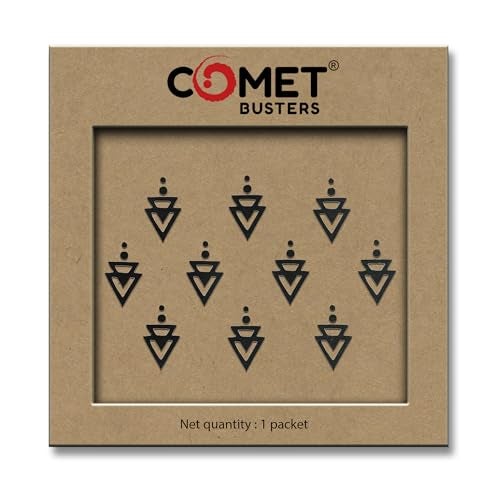 Comet Busters Stylish Black Bindi (BV445) - Image 5