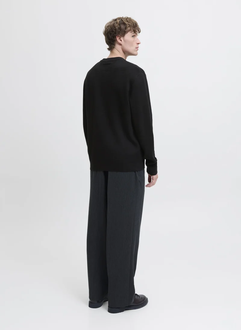 JACK & JONES Knitted Crew Neck Long Sleeve Sweater