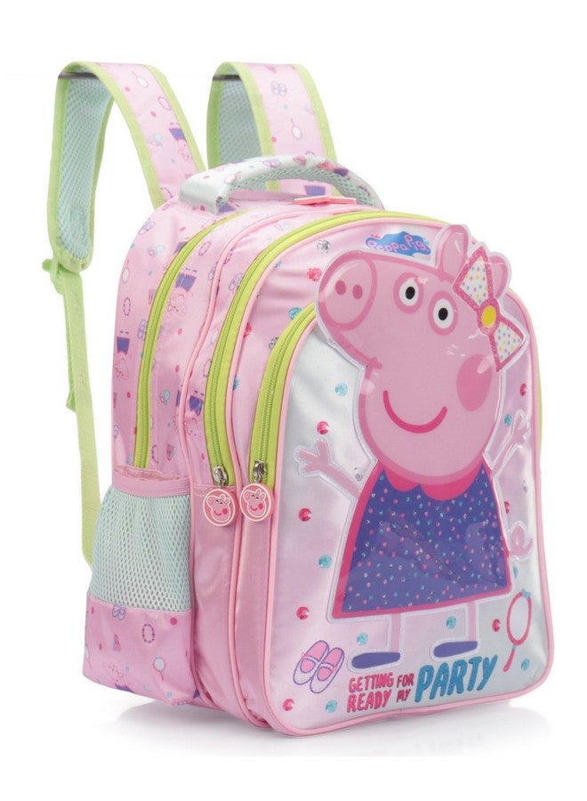 STRIDERS حقيبة مدرسية مستوحاة من بيبا بيج 16 بوصة للأطفال المستكشفين بعمر (6 سنوات إلى 8 سنوات) - Image 2