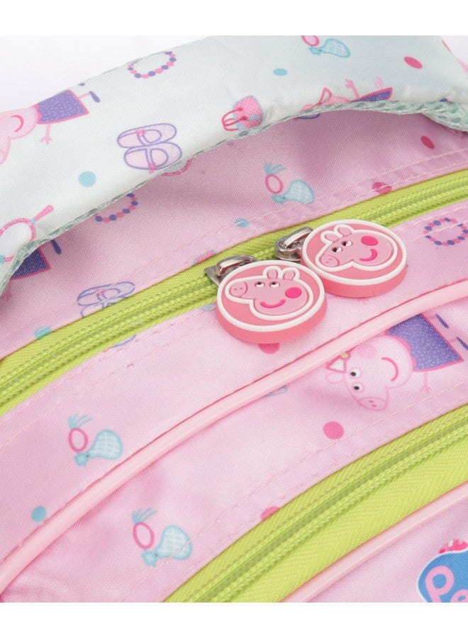 STRIDERS حقيبة مدرسية مستوحاة من بيبا بيج 16 بوصة للأطفال المستكشفين بعمر (6 سنوات إلى 8 سنوات) - Image 5