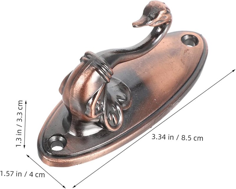 أوزة خطاف متعددة الألوان بأسلوب رجعي لتعليق المعاطف على الحائط بدون حفر وسهلة التنظيف - Image 3