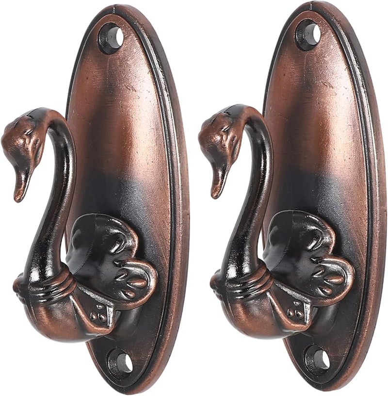 أوزة خطاف متعددة الألوان بأسلوب رجعي لتعليق المعاطف على الحائط بدون حفر وسهلة التنظيف - Image 1