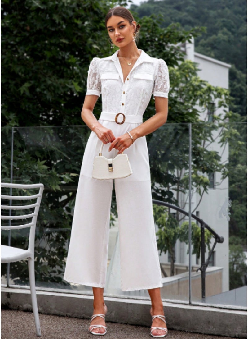 SIMPLEE Trendy Women's Jumpsuit - Fashionable Romper for Summer & Outings 