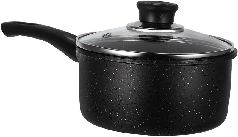 Garneck Maifanstone Small Saucepan 16cm with Lid Nonstick Mini Cooking Pot Butter Melting Soup Warmer Stew Pot for 1-3 People Food Preparation - Image 1