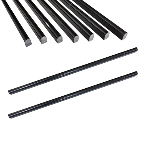Jusmioke Black Marble Pencil Tile 10 Pack 039in x 12in Marble Tile Edge Trim Polished for Kitchen Backsplash Bathroom and Shower Walls - Image 1