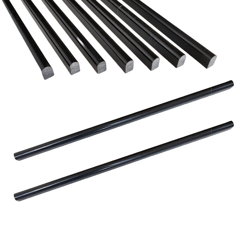 Jusmioke Black Marble Pencil Tile 10 Pack 039in x 12in Marble Tile Edge Trim Polished for Kitchen Backsplash Bathroom and Shower Walls - Image 2
