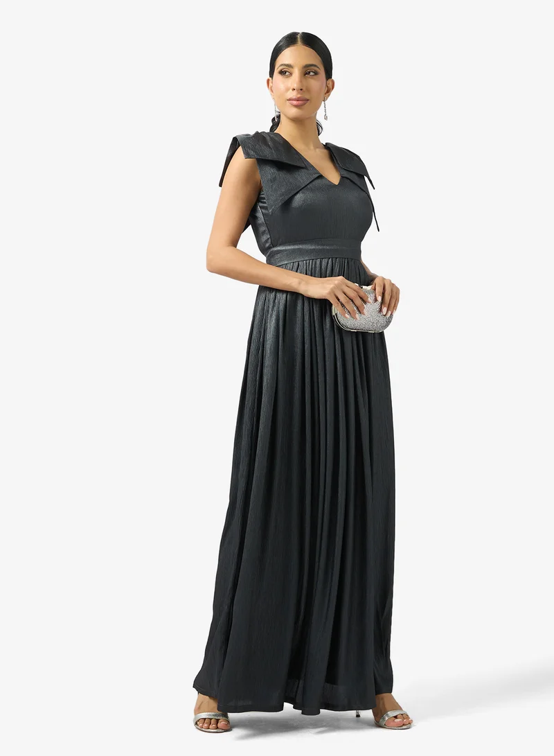 Ella Limited Edition  Evening Dress With Statement Shoulder Bow for Women | Best Price UAE
