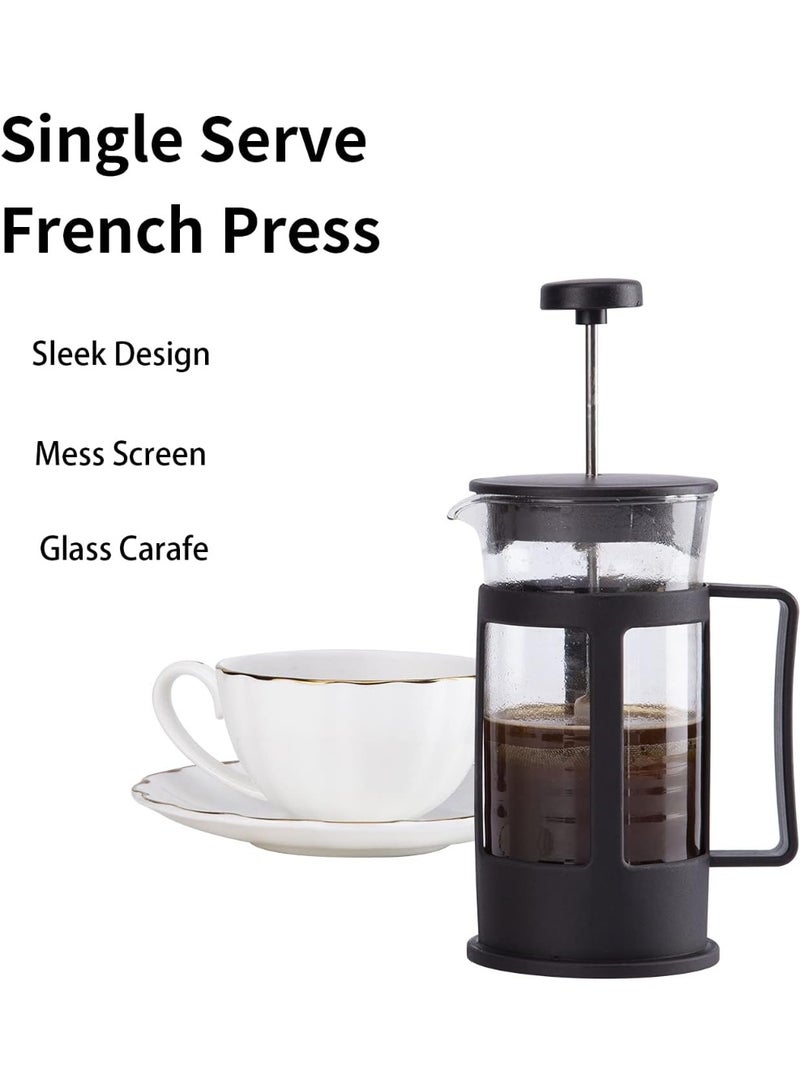 French Press Coffee Maker, Coffee Press with Heat Resistant Thickened Borosilicate Glass French press pot - Image 4
