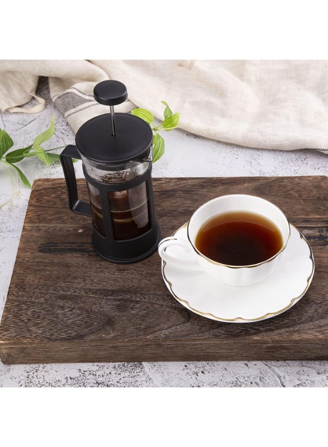 French Press Coffee Maker, Coffee Press with Heat Resistant Thickened Borosilicate Glass French press pot - Image 3