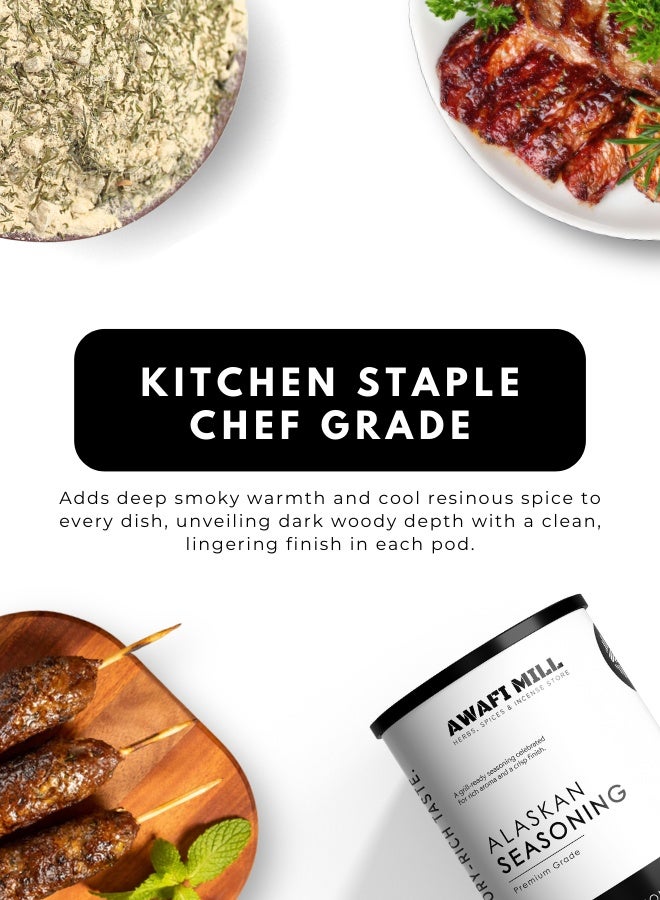 أباميك توابل أوافي ميل ألاسكا للحوم | مزيج توابل لذيذ بنكهة الحمضيات لسمك السلمون والمأكولات البحرية والدجاج ولحم الخنزير وشرائح اللحم والبرغر والمشويات وألواح الأرز والشواية - 250 غرام | 9 أونصة - Image 4