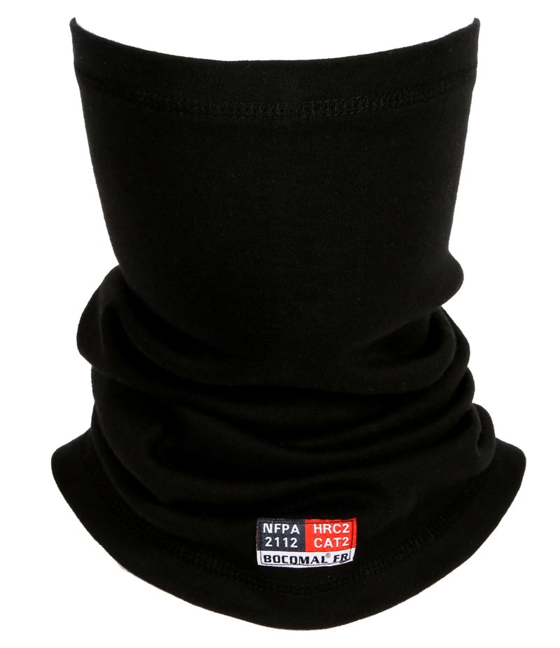 BOCOMAL بوكومال قناع وجه برقبة FR 7oz مقاوم للهب مع غطاء لحام NFPA2112 CAT2 - Image 3
