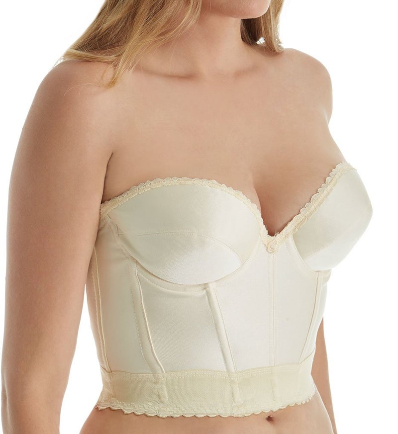 Carnival Women's Low Plunge Longline - 203,White,34D - Image 2