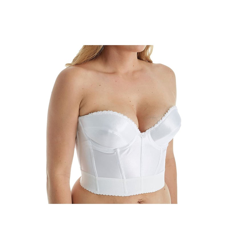 Carnival Women's Low Plunge Longline - 203,White,34D - Image 1