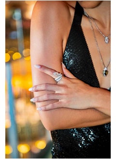 MONACO APM  3-hoop Pear ring  - Image 2