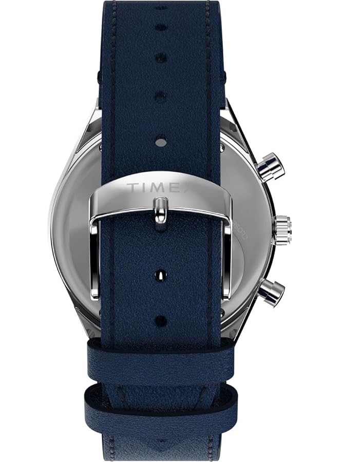 تيميكس ساعة كرونوغراف كوارتز للرجال بسوار من الجلد Tw2W51700 - Image 4