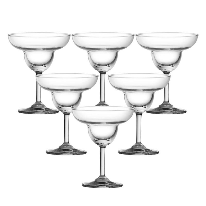 DOMINGO HUB Margarita Glass Wine Glass 225 ML Set of 2 Brandy Glass for Cocktails Water Wine Juice Dessert and Everyday Use Crystal Clear Classic GlassesPremium Hand Blown Cocktail - Image 5