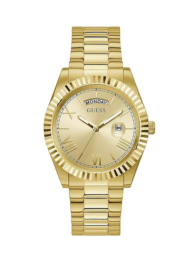 GUESS Men Analog Round Stainless Steel Watch GW0265G2 - 42 mm - Image 1