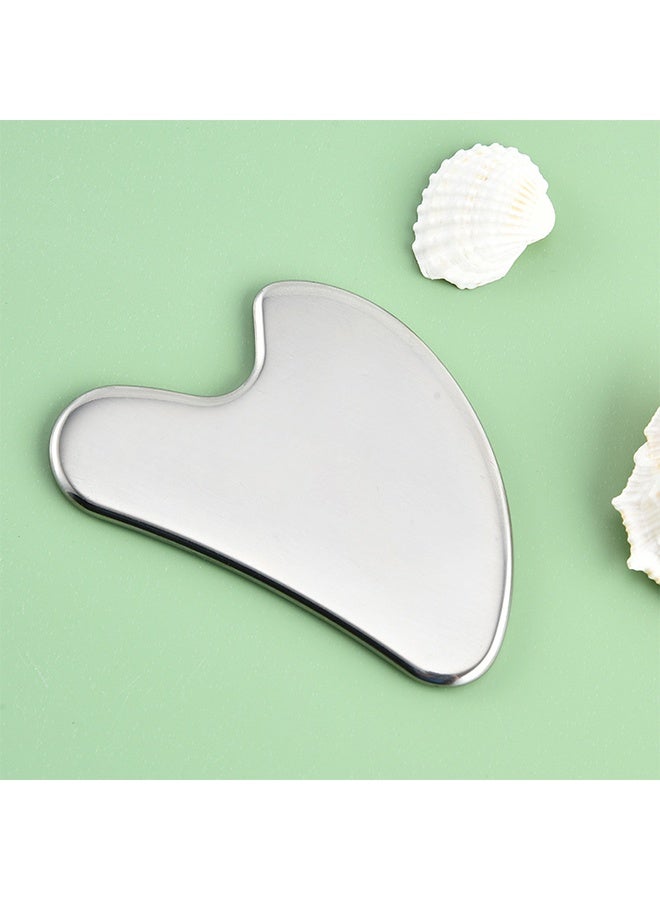 Gua Sha Facial Tool, Stainless Steel GuaSha Face Lift Massage Beauty Metal Skin Care Board Scraping Self Skincare Massager Lift Anti-Aging & Wrinkles  Exerciser Tools - Image 2