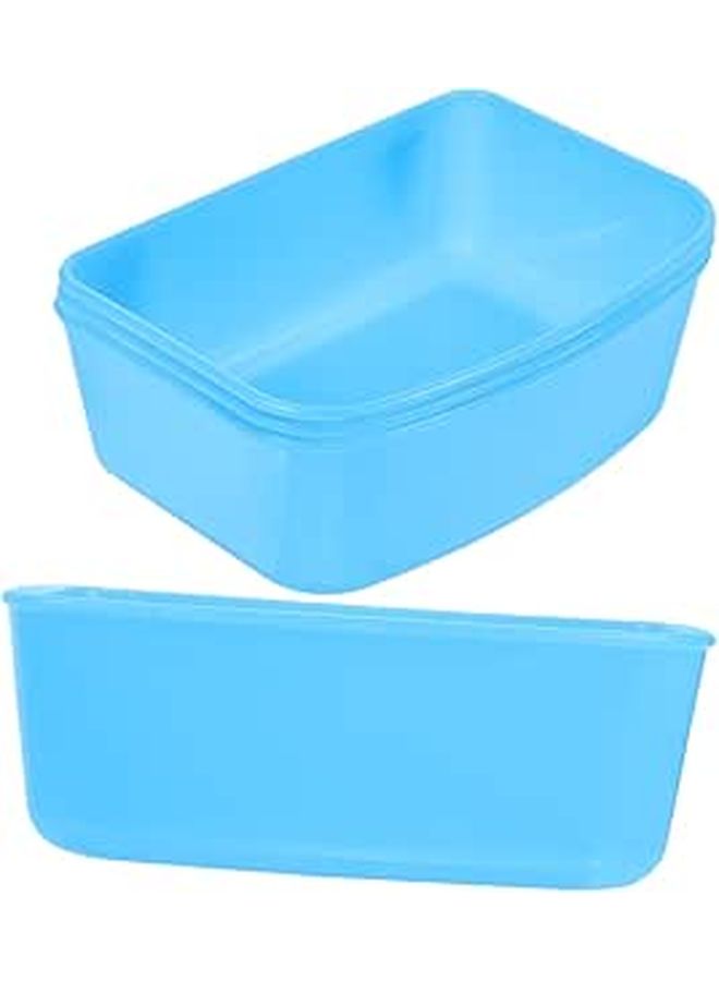 4pcs Parrot Feeder Bowl Stable Hanging Bird Water Food Bowls Easy Clean Cage Accessories - Image 1