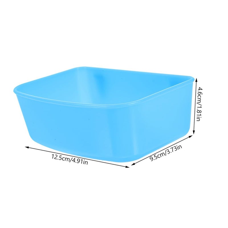 4pcs Parrot Feeder Bowl Stable Hanging Bird Water Food Bowls Easy Clean Cage Accessories - Image 3