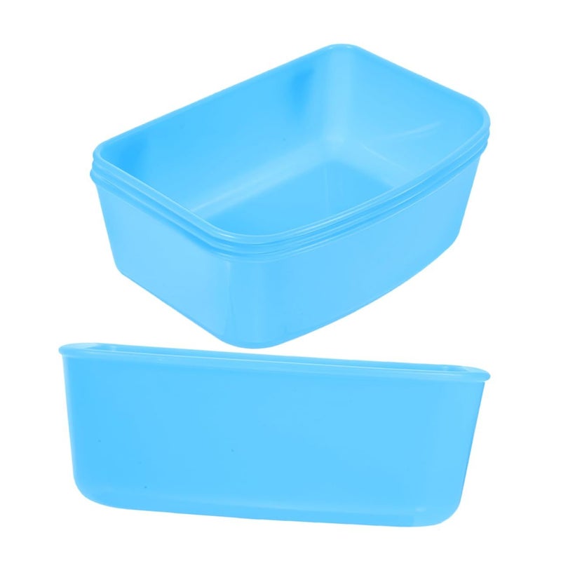 4pcs Parrot Feeder Bowl Stable Hanging Bird Water Food Bowls Easy Clean Cage Accessories - Image 2