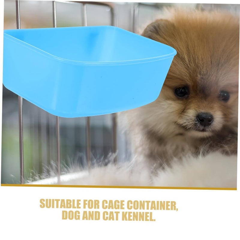 4pcs Parrot Feeder Bowl Stable Hanging Bird Water Food Bowls Easy Clean Cage Accessories - Image 4