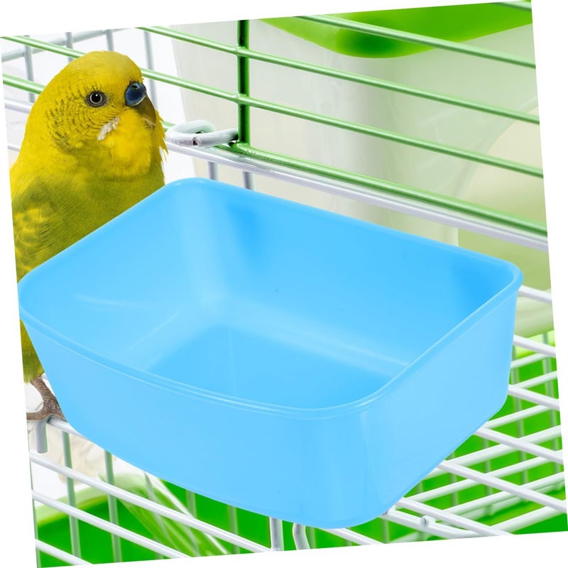 4pcs Parrot Feeder Bowl Stable Hanging Bird Water Food Bowls Easy Clean Cage Accessories - Image 5