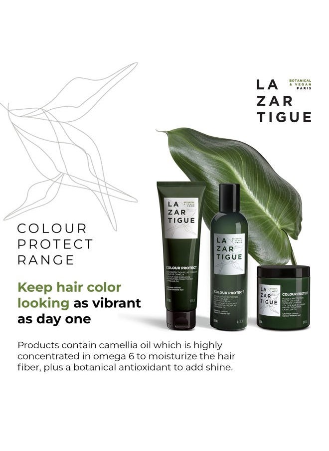 Lazartigue Colour Color & Radiance Protection Mask, Enriched with Camellia Oil, Nourishes Hair Fiber, Enhances & Leaves Hair Silky, Vegan, 8.4 Oz  - Image 4