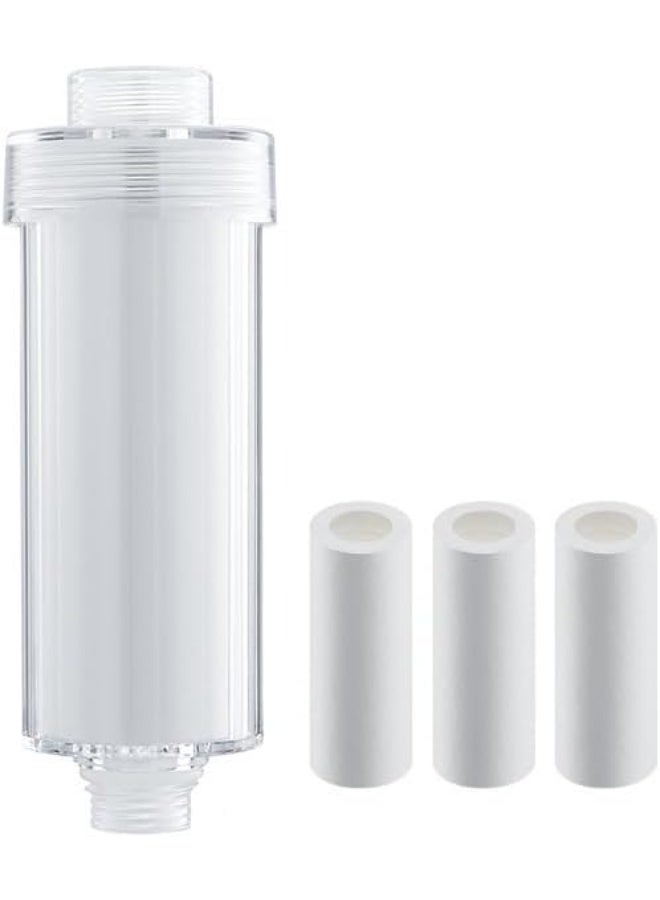 Shower filter, chlorine and rust impurity shower filter, easy to install, suitable for universal output shower heads, making skin and hair healthier - Image 1