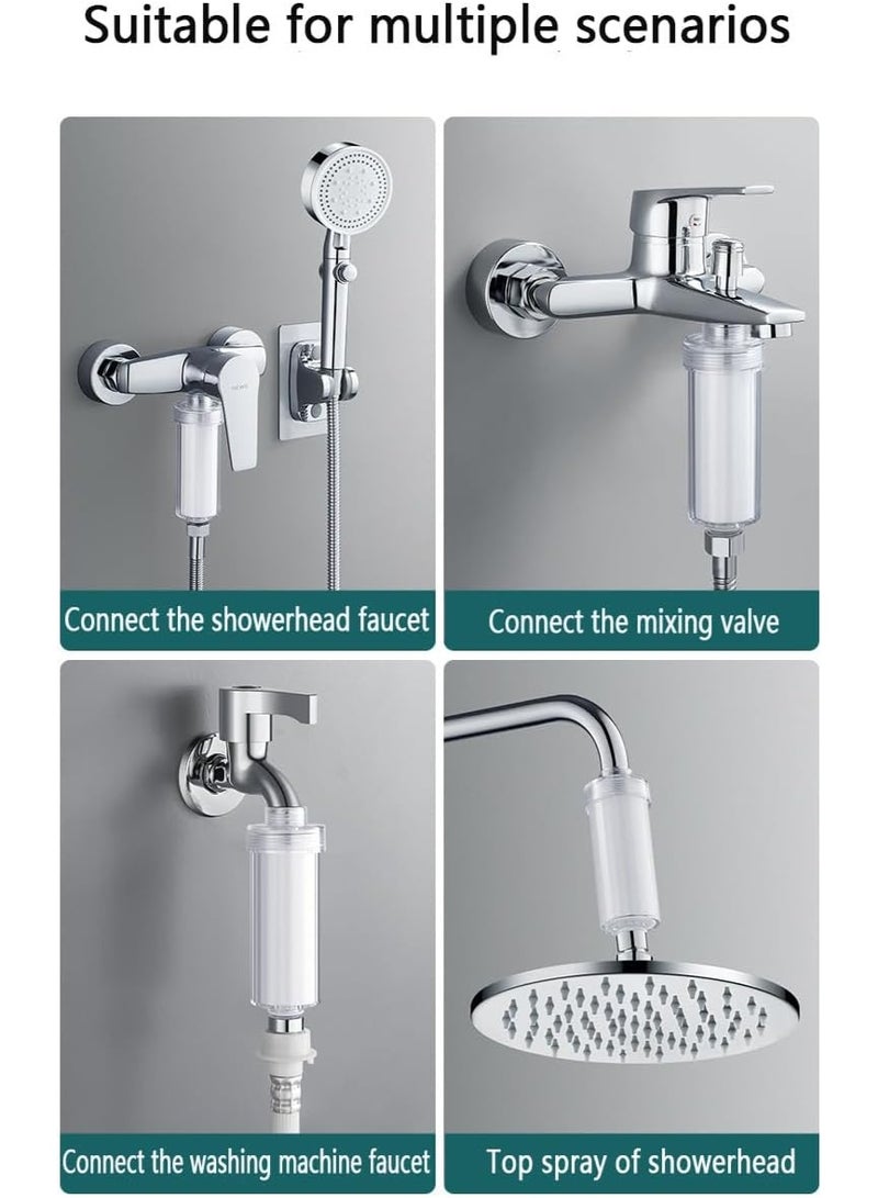 Shower filter, chlorine and rust impurity shower filter, easy to install, suitable for universal output shower heads, making skin and hair healthier - Image 2