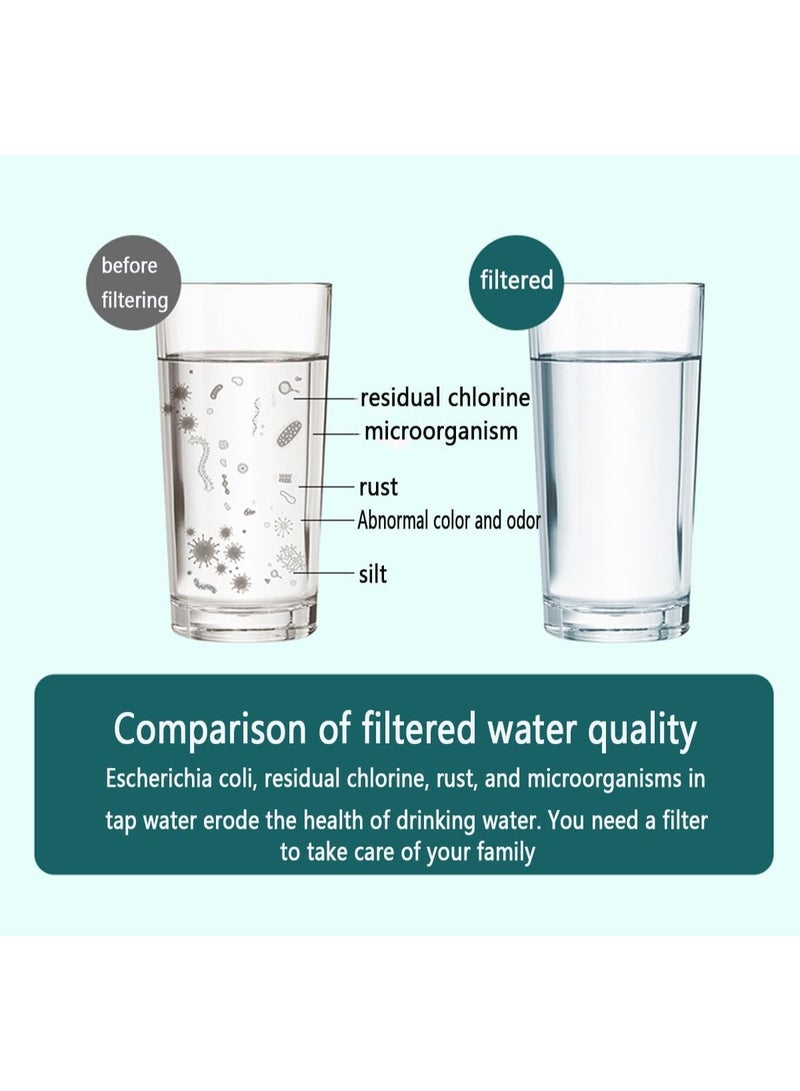 Shower filter, chlorine and rust impurity shower filter, easy to install, suitable for universal output shower heads, making skin and hair healthier - Image 3