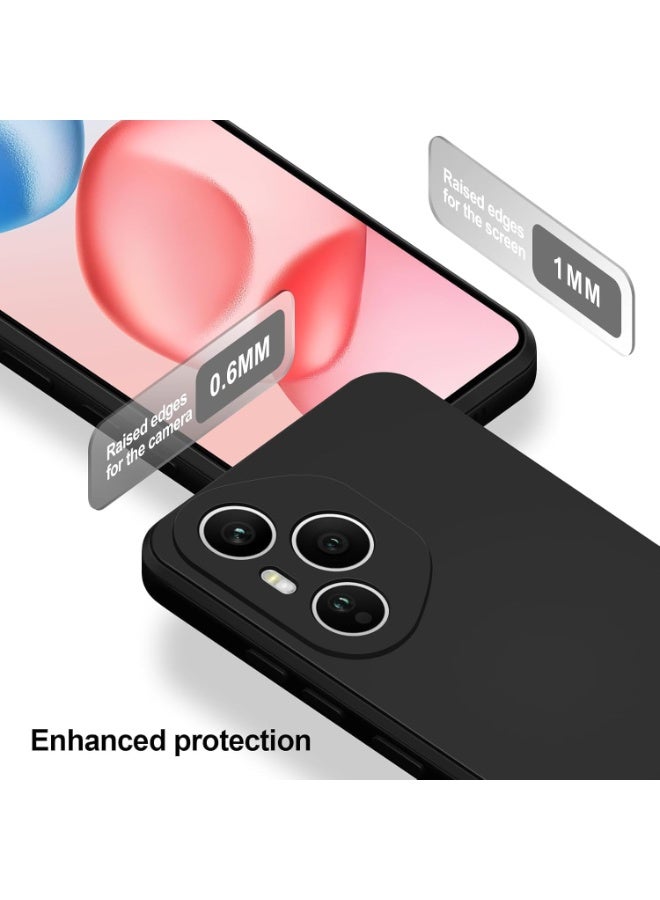 Honor 400 Pro Case, Thin TPU Cover with Camera Protection Anti-Scratch Slim Fit Flexible Phone Case for Honor 400 Pro Black - Image 4