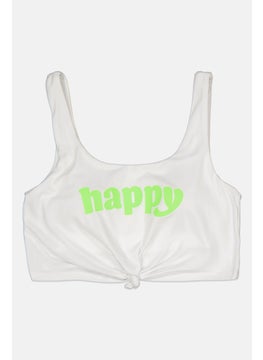 GILLY HICKS Women Printed Brallete, White  - Image 1