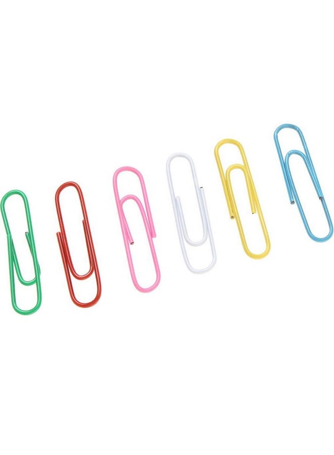 Paper Clips Colorful, 200PCS  Office Paper Clamp  Paper Clips Great for Office School Document Organizing, Multicolored  （1.1 inch） - Image 3