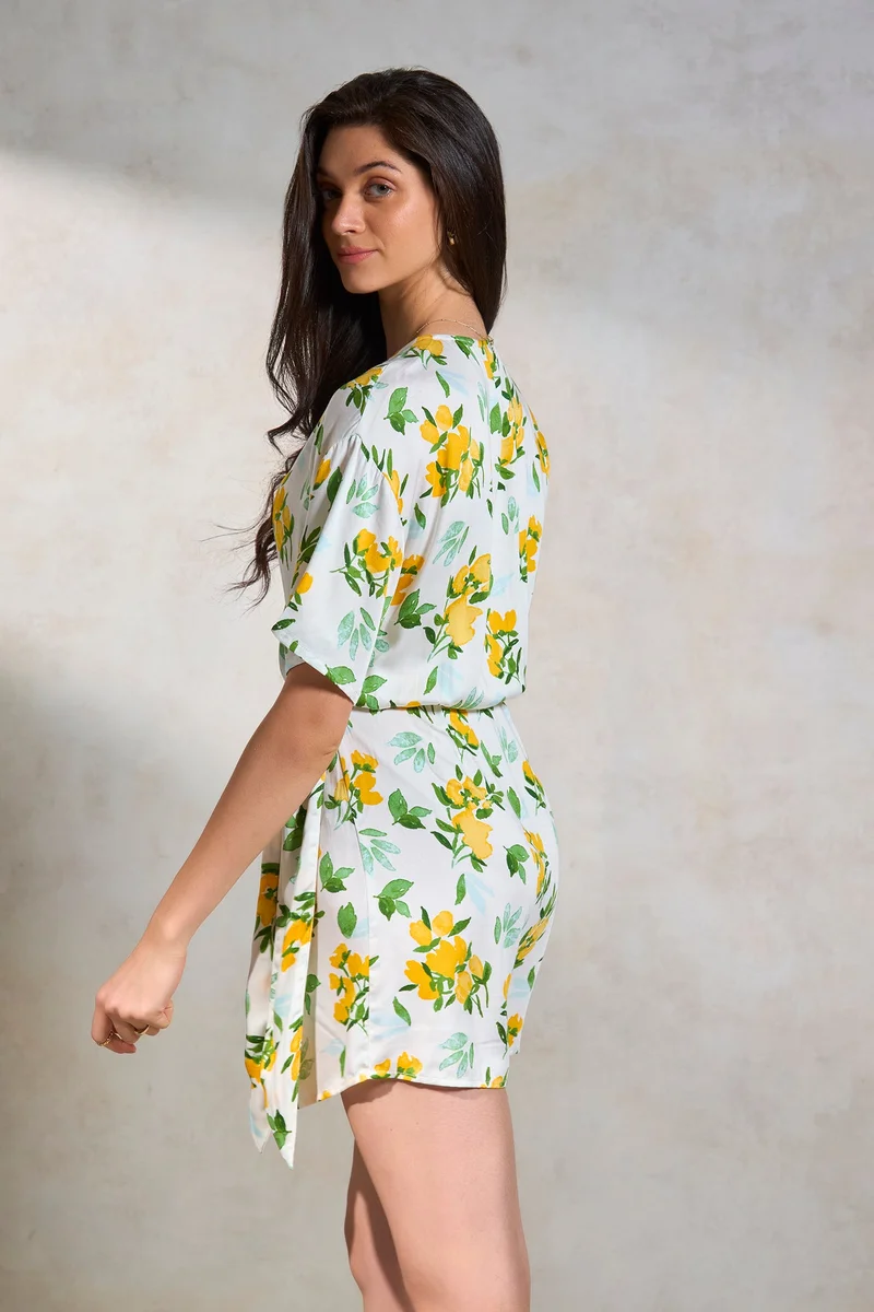 Virgio Floral Print Dress