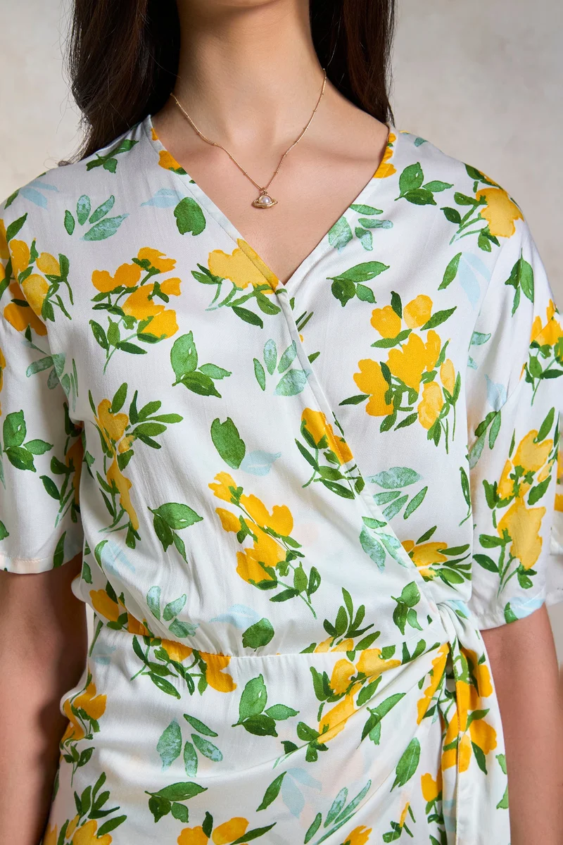 Virgio Floral Print Dress