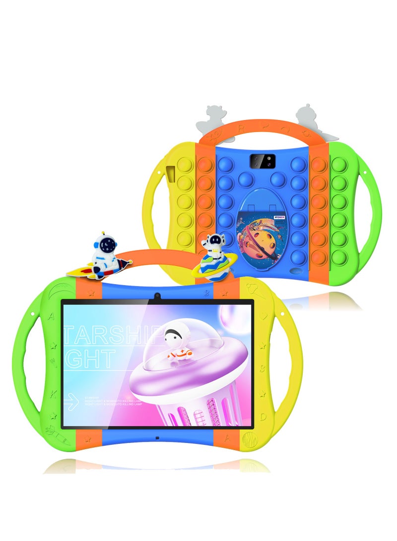ATOUCH Early Education Smart Android Kids Tablet 10.1 Inch Display WiFi And Dual Sim Supported Tablet Protective With Silicon Case/ Learning And Playing Toys - Image 1