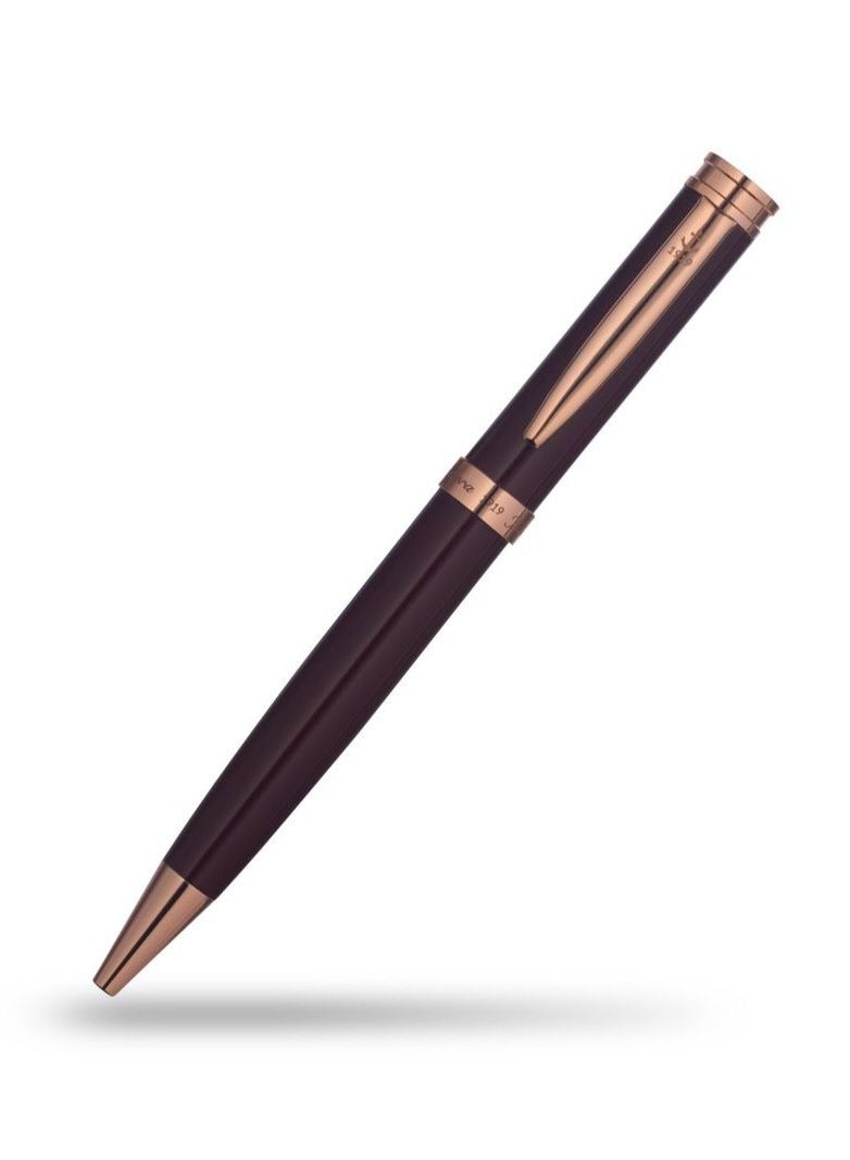 أنكورا قلم فيديريكو ١٩١٩ إصدار محدود – قابل لإعادة التعبئة – قلم فاخر محفور مع علبة جلد – كتابة سلسة – هدية للرجال والنساء – حبر أزرق - Image 1