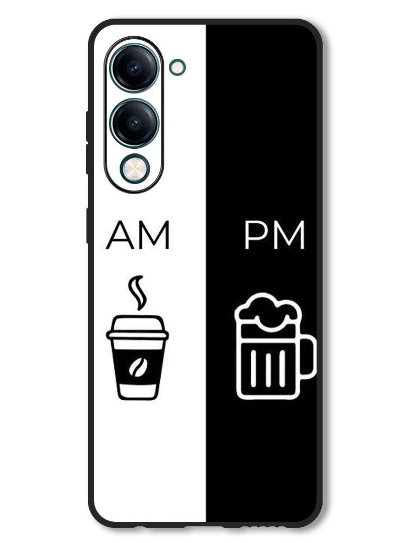 Theodor Case Compatible with Vivo Y29s Protection Shockproof Bumper Cover AM - PM - Image 1