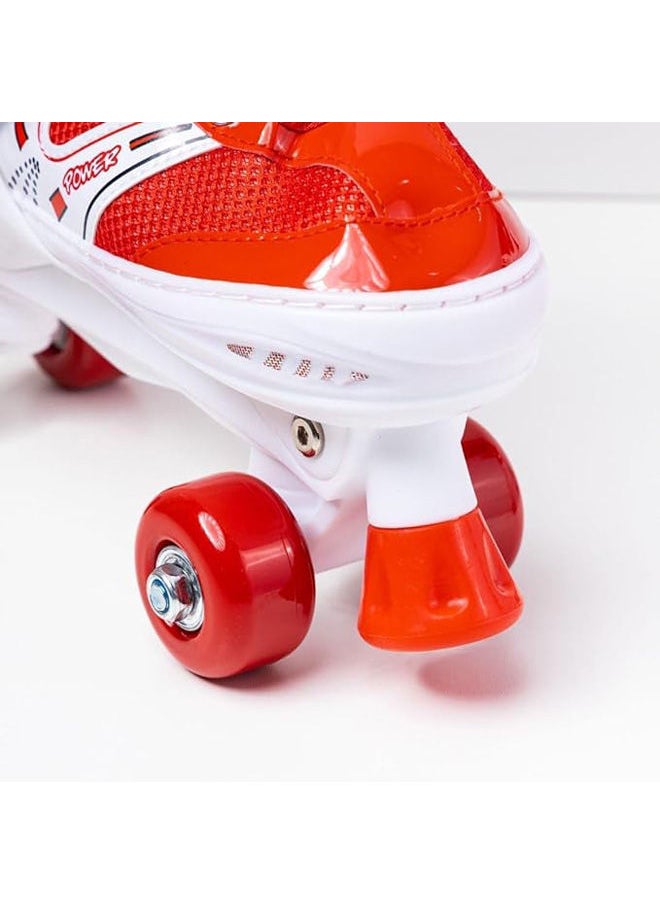 Roller Skates For Beginners Adjustable Four-Wheel With Adjustment Tools Size Small