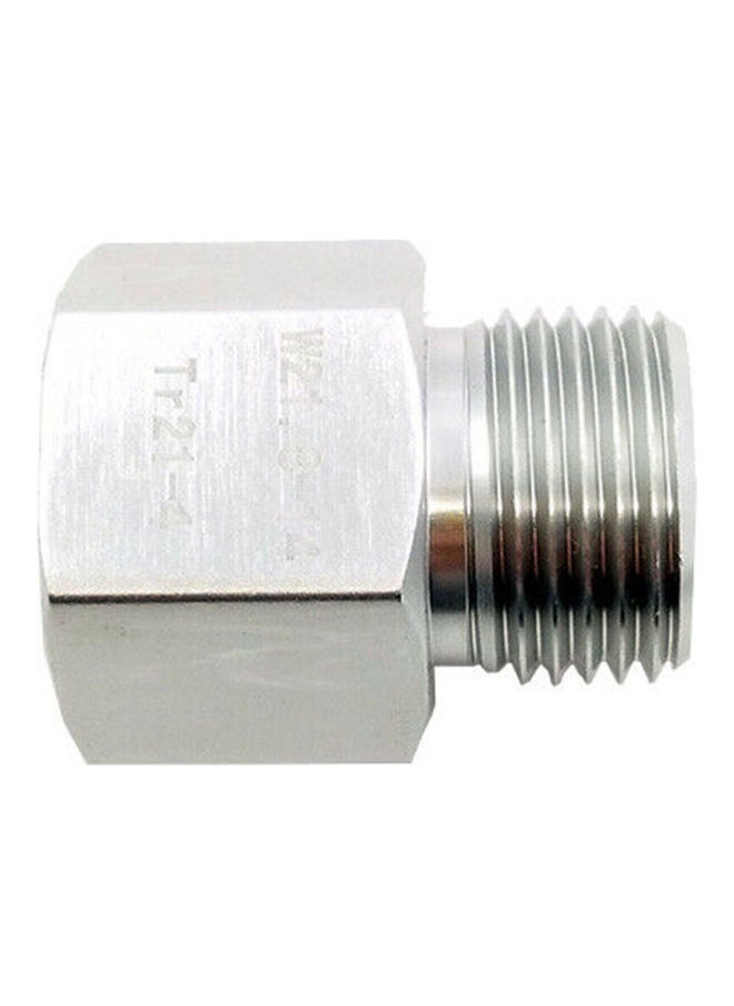 NIBEMINENT Fish Tank Regulator Co2 Adaptor Silver 8.00X3.00X5.00cm  - Image 3