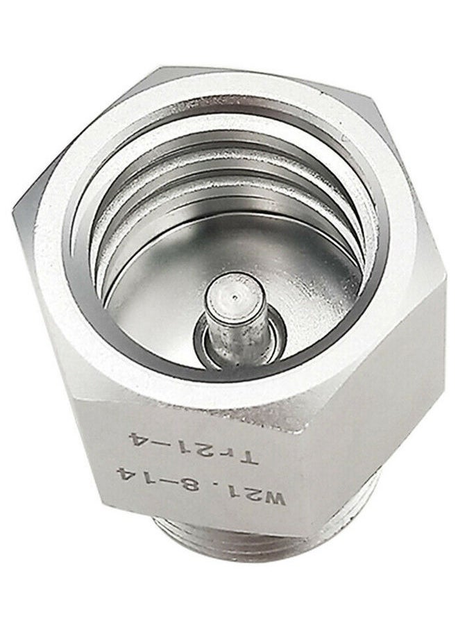NIBEMINENT Fish Tank Regulator Co2 Adaptor Silver 8.00X3.00X5.00cm  - Image 2
