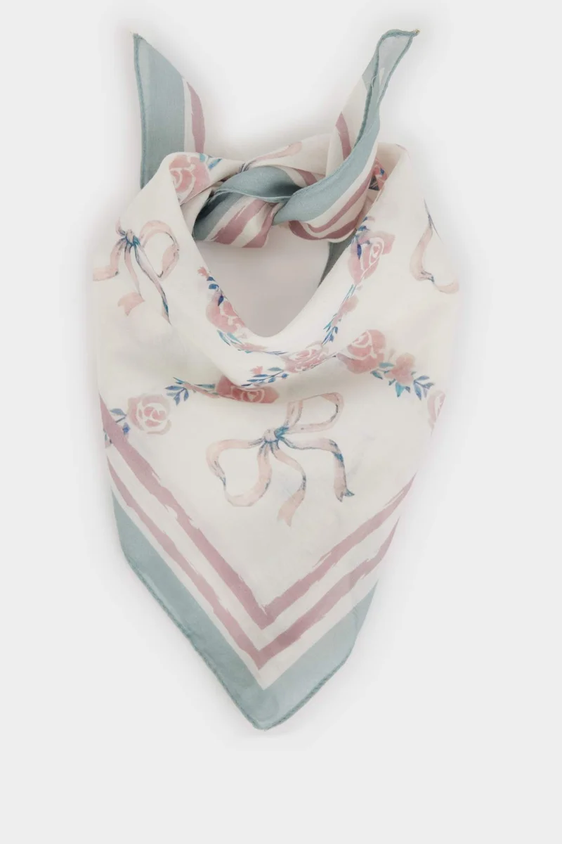 ديفاكتو Woman Printed Scarf