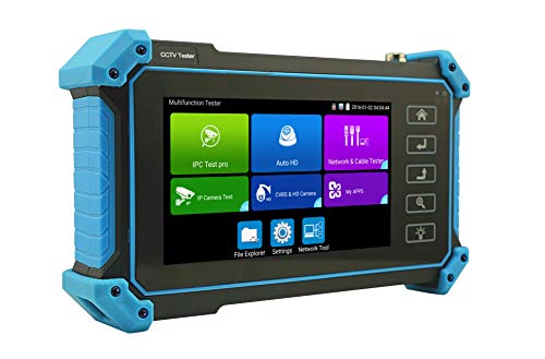 EVERSECU 7 Inch Touch Screen 5 in 1 CCTV Tester Support Upt to 4K IP Camera & 720P/1080P/3.0mp/4.0mp/5.0 Megapixel AHD, TVI, CVI & CVBS Analog Camera, with Keyboard/IP Discovery/WiFi/APP - Image 2