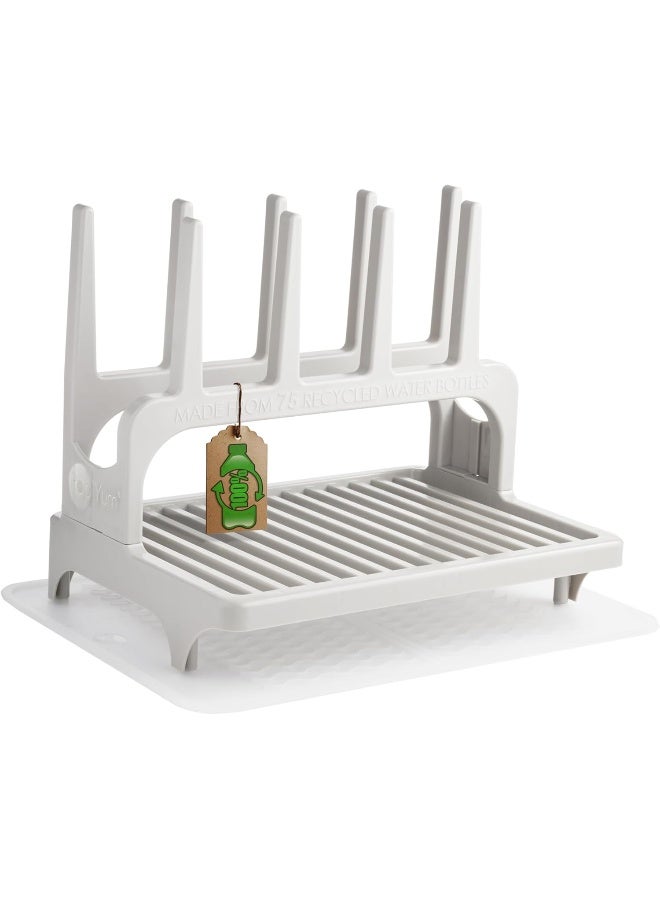 PopYum Seattle Gray Space Saving Drying Rack - Image 1