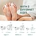 Welnove Toe Separator for Overlapping Toes Toe Spacers for Bunions Toe Corrector for Hammer Toes Realign Crooked Toes Preventing Rubbing Relieve Pressure FSA or HSA Eligible 3 Size 6 Pack - Image 4