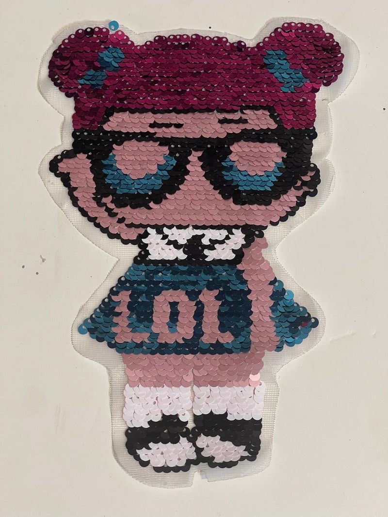 Gönülden Tasarım Heartfelt Design 20X14 cm Baby Sequined Applique Badge Patch Accessory - Image 1