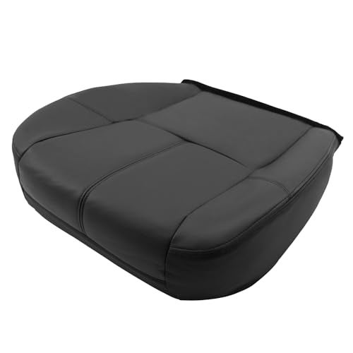 Lizixny Car Seat Protector, Black Driver Bottom Auto Seat Cover, PU Leather Car Seat Cushion Mat Fit for 2007-2014 GMC Chevy Silverado,Suburban,Sierra,Tahoe,Yukon 1500 2500 3500HD - Image 1