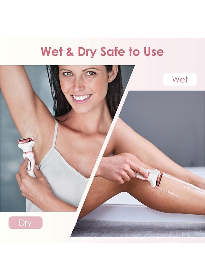 Topleo Electric Razor, Shaver ,Trimmer for Women, 4 in 1 Painless Body Razors and Facial Hair Remover ,Rechargeable Hair Removal Kit for Face Body Leg Bikini Underarm Arm - Image 3